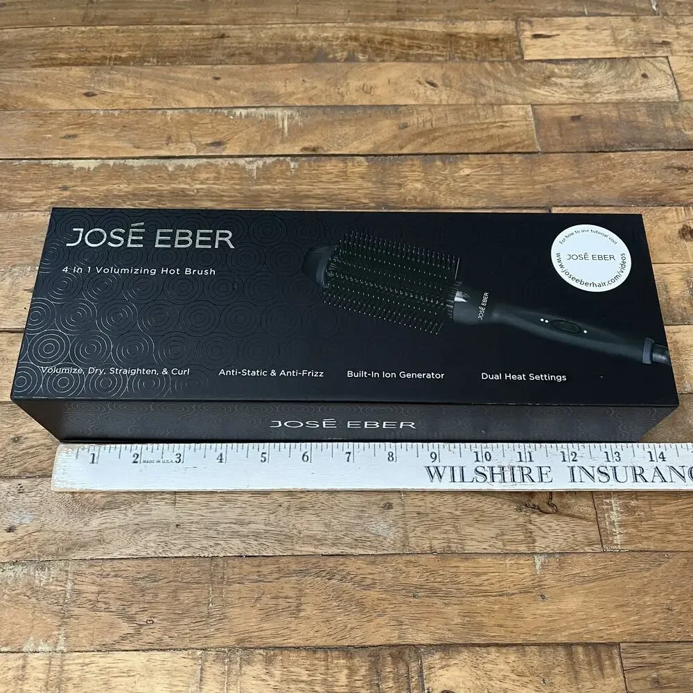 Jose Eber 4 in 1 Volumizing Hot Brush And Digital Straightening Brush